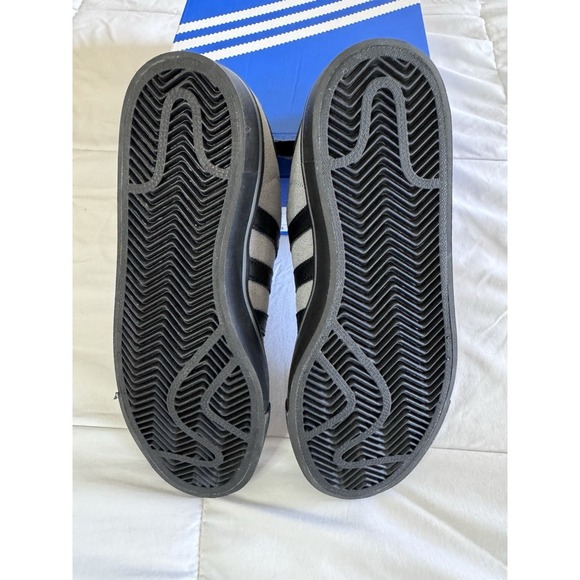 New Adidas Originals Campus Size 8w Vulc Black/ Gray Shoes JQ6359 - Picture 6 of 11